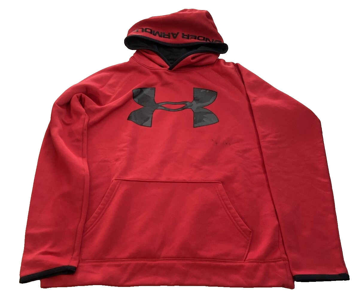 Under Armour Hoodie Youth XL Red Pullover Sweater