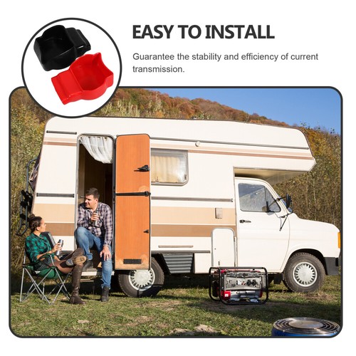 4 pcs Car Battery Post Cover Rv Battery Cover Battery Terminal Cover