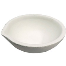 ITALIAN CERAMIC MELTING CRUCIBLE DISH CUP 4  GOLD SILVER COPPER BRASS