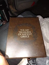 ART TREASURES ANCIENT GREECE COIN MEDAL SET GREEK GOLD ON BRONZE  FRANKLIN MINT