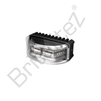 911 Signal Halbmond 180° 8-LED gelb Richtungswarnleuchte R65