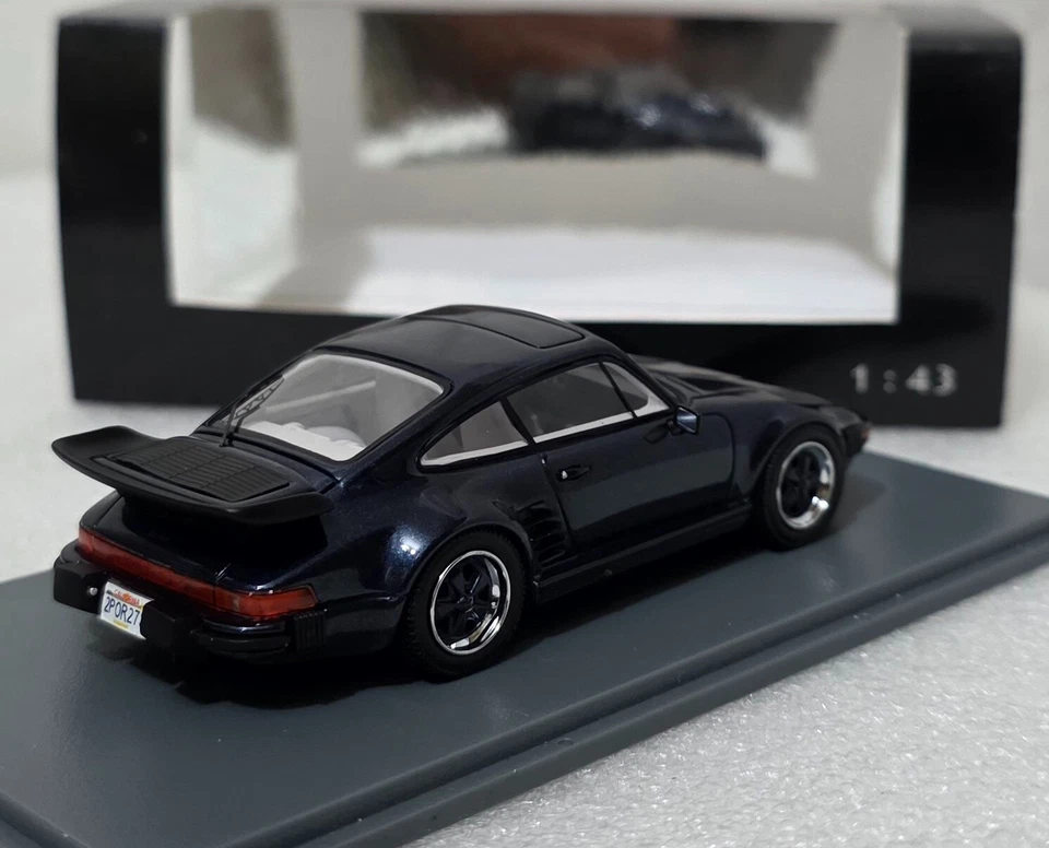 Porsche 911 (930) SE Flatnose Turbo USA 1987 Blue 1:43 Neo NEO43273 RARE!! (3) - Image 2 of 4