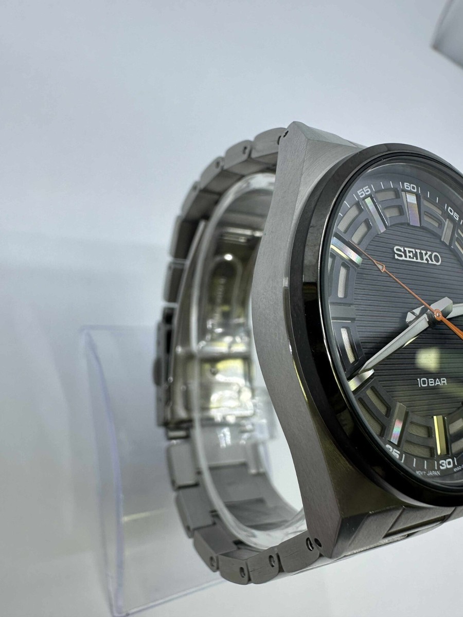SEIKO 6N52-00G0 Men's Quartz Watch Stainless Steel Made in Japan