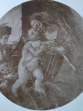 France Antique Postcard Early 1900s Rare Museum Rouen Botticeli Baby Jesus Mary 