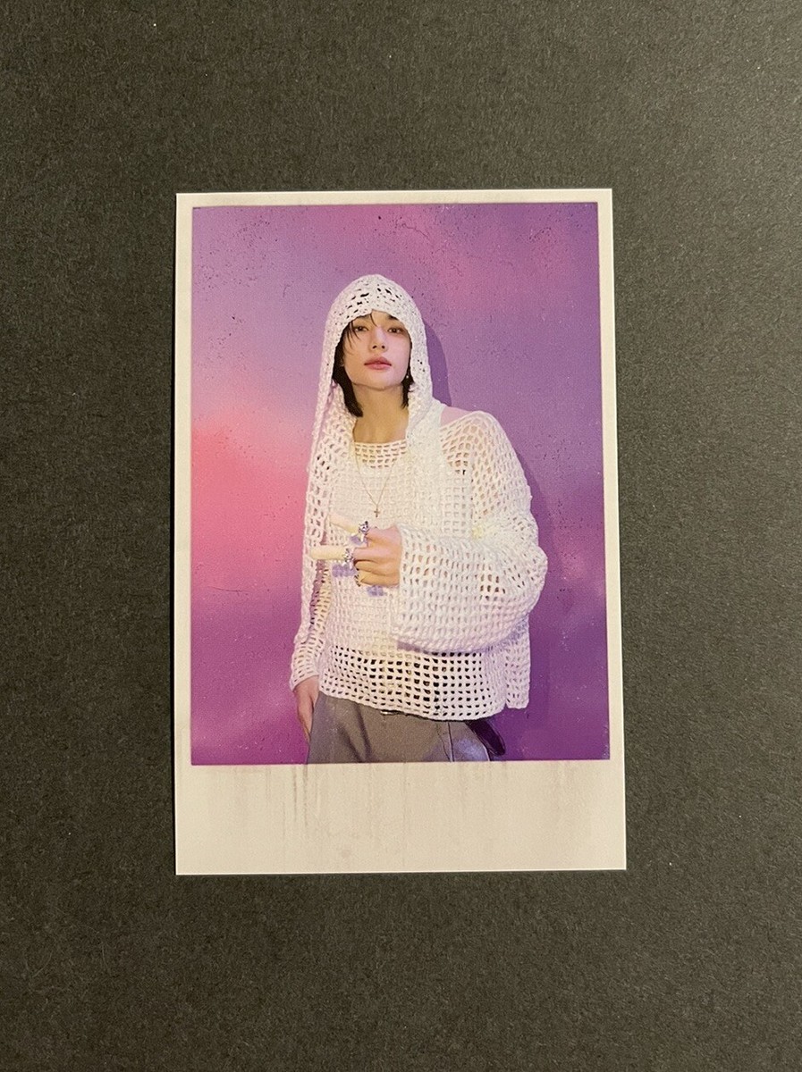 Stray Kids 樂-STAR Rockstar Album Hyunjin Polaroid Photocard