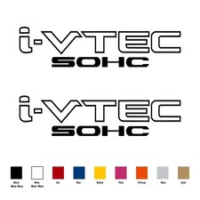2x I-vtec Sohc 10 X 2.5 Vinyl Decal Sticker For Honda Accord Civic Si Rs 2x I-vtec Sohc 10 X 2.5 Vinyl Decal Sticker For Honda Accord Civic Si Rs
