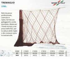 RETE TREMAGLIO Rete da posta - Varie misure disponibili pesca mare fiume lago