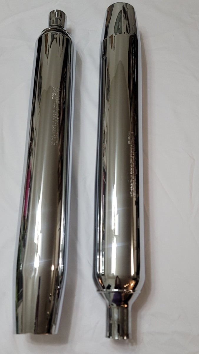 65538-09, 65846-10A Set Harley OEM Exhaust Muffler...Dealership 