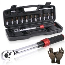 Drehmomentschl&uuml;ssel Set 1/4" 3-25Nm 72 Z&auml;hne Ratschenkopf |&plusmn;3% Fehlergenauigkeit