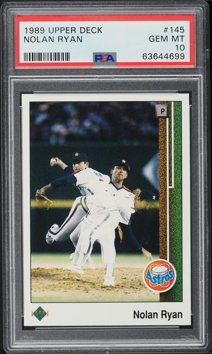 1989 Upper Deck Nolan Ryan #145 PSA 10 GEM MINT