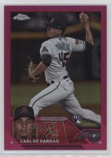 2023 Topps Chrome Update Magenta Refractor 232/399 Carlos Vargas #USC162 16s2