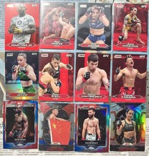 12 cards lot! 2025 Topps Stadium Club UFC X Refractor n Red /Black  Foil!