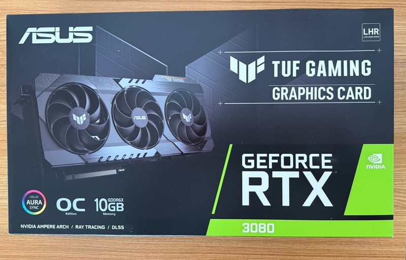ASUS TUF Gaming GeForce RTX 3080 OC 10GB GDDR6X LHR TUF-RTX3080-O10G-V2