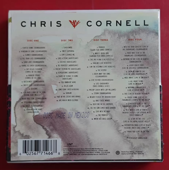Chris Cornell – Chris Cornell 0602567714668 EU 4CD Box Set Deluxe