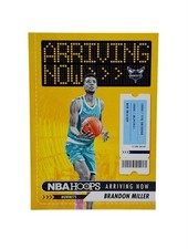 Brandon Miller 2023-24 Hoops Basketball ROOKIE ARRIVING NOW Hornets RC #13