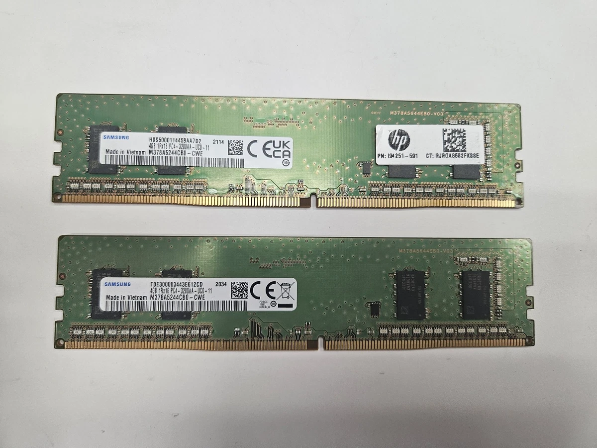 Samsung DDR4 SDRAM 4 GB Capacity per Module Memory (RAM) for sale