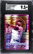 2021 Panini OVERDRIVE #19 Cody Bellinger PINK PULSAR PRIZM SGC 9.5 MINT+