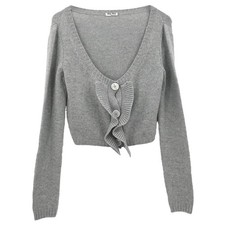 Miu Miu Cardigan Gray AMAS 2019 2387 40 126545