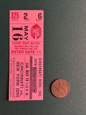 PETE ROSE 127th HR 1976  METS REDS DH TICKET STUB JOE TORRE 248th HR 1150 RBI