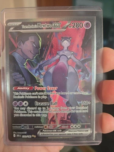 Team Rocket's Mewtwo ex 231/182 Sv10: Destined Rivals Holo
