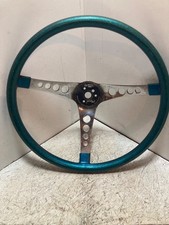 Superior Vintage 14the 500 Green Metal Metallic Flake Steering Wheel
