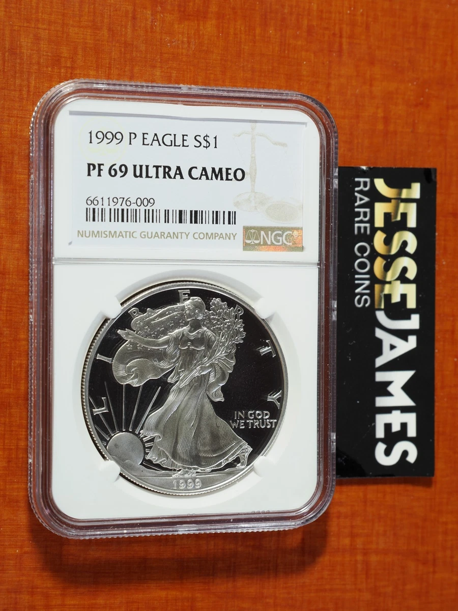 S*）様 世紀末1999 シルバーイーグル銀貨 MS69 NGC S*）様 世紀末1999