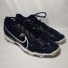 Nike Alpha Huarache 4 Keystone Baseball Cleats Black Mens Size 9. DJ6524-001