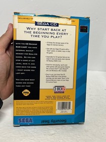 Sega CD Back Up Ram Cart w/ Box No Manual