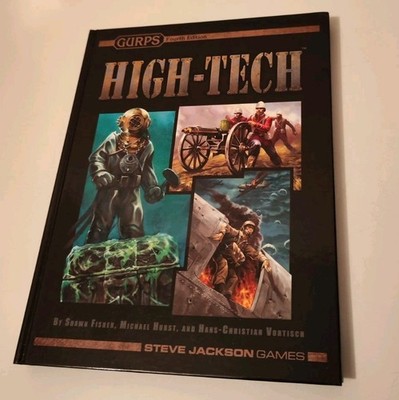 GURPS High Tech Hardcover Full Color Fourth Edition, Near Mint