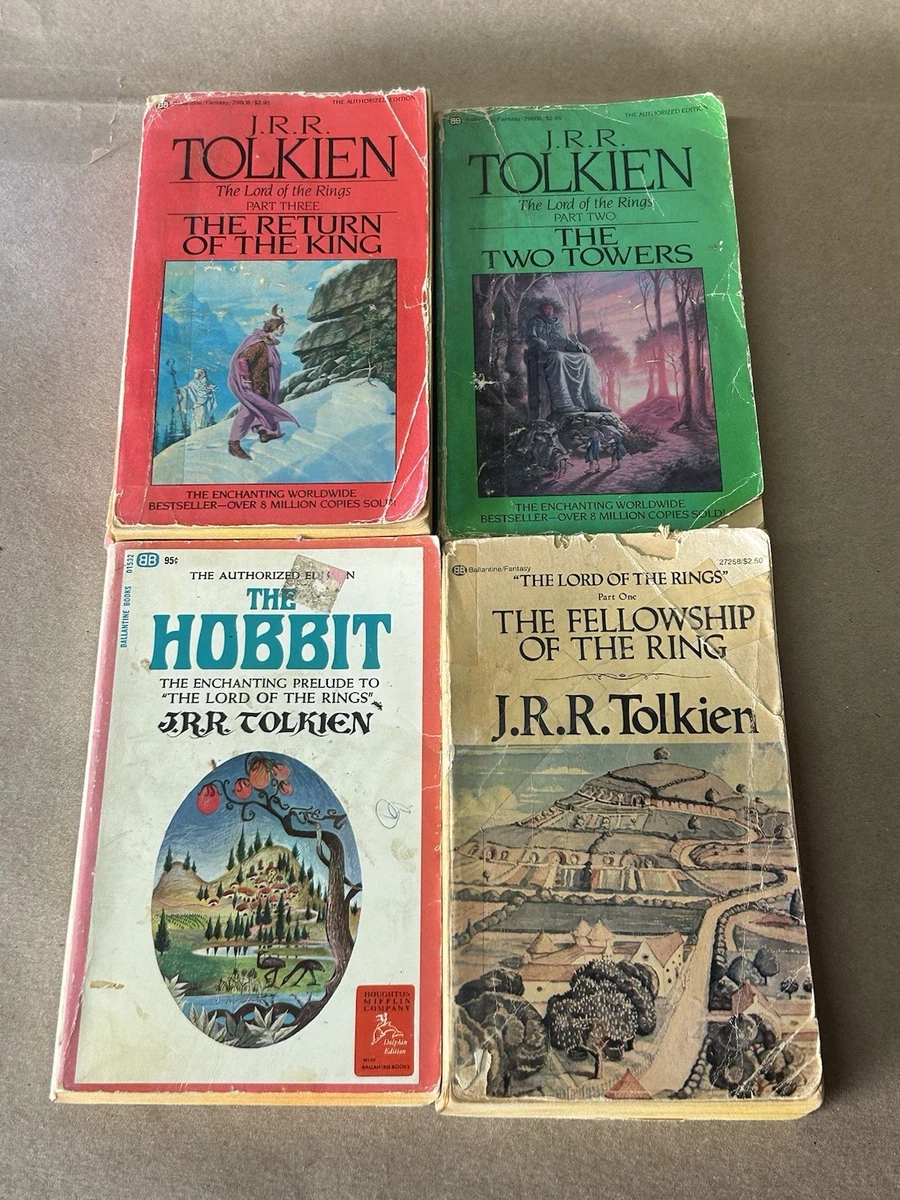 J.R.R. Tolkien The Lord of the Rings & Fiction Books with Vintage