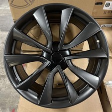 New Set Of Four 19 Wheels For Tesla Style Gunmetal Rims Model 3 Y New Set Of Four 19 Wheels For Tesla Style Gunmetal Rims Model 3 Y