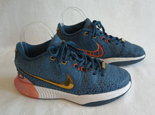 Nike KD 17 GS Kevin Durant Basketball Shoes Blue Orange Gold Youth Size 5Y Women