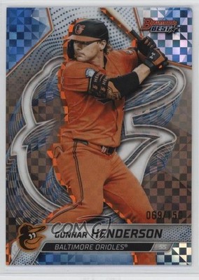 2025 Bowman's Best Blue X-Fractor 69/150 Gunnar Henderson #36 gh4