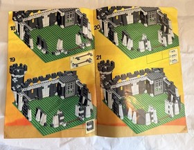 Lego Black Knights Monarch&rsquo;s Castle 6085 - Instruction Manual ONLY
