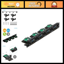 19" 1U Rack Mount for Raspberry Pi - SSD Mounting Brackets, Removable Front, Sup