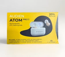 Audience Atom Pro 2 Rechargeable OTC Hearing AIDS 