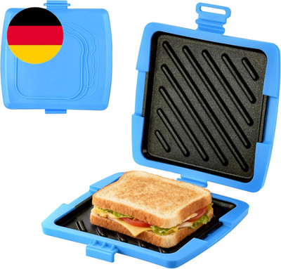 Sandwichmaker Mikrowellen, Sandwichtoaster 16 X 16 Cm, Kontaktgrill Abnehmbare P