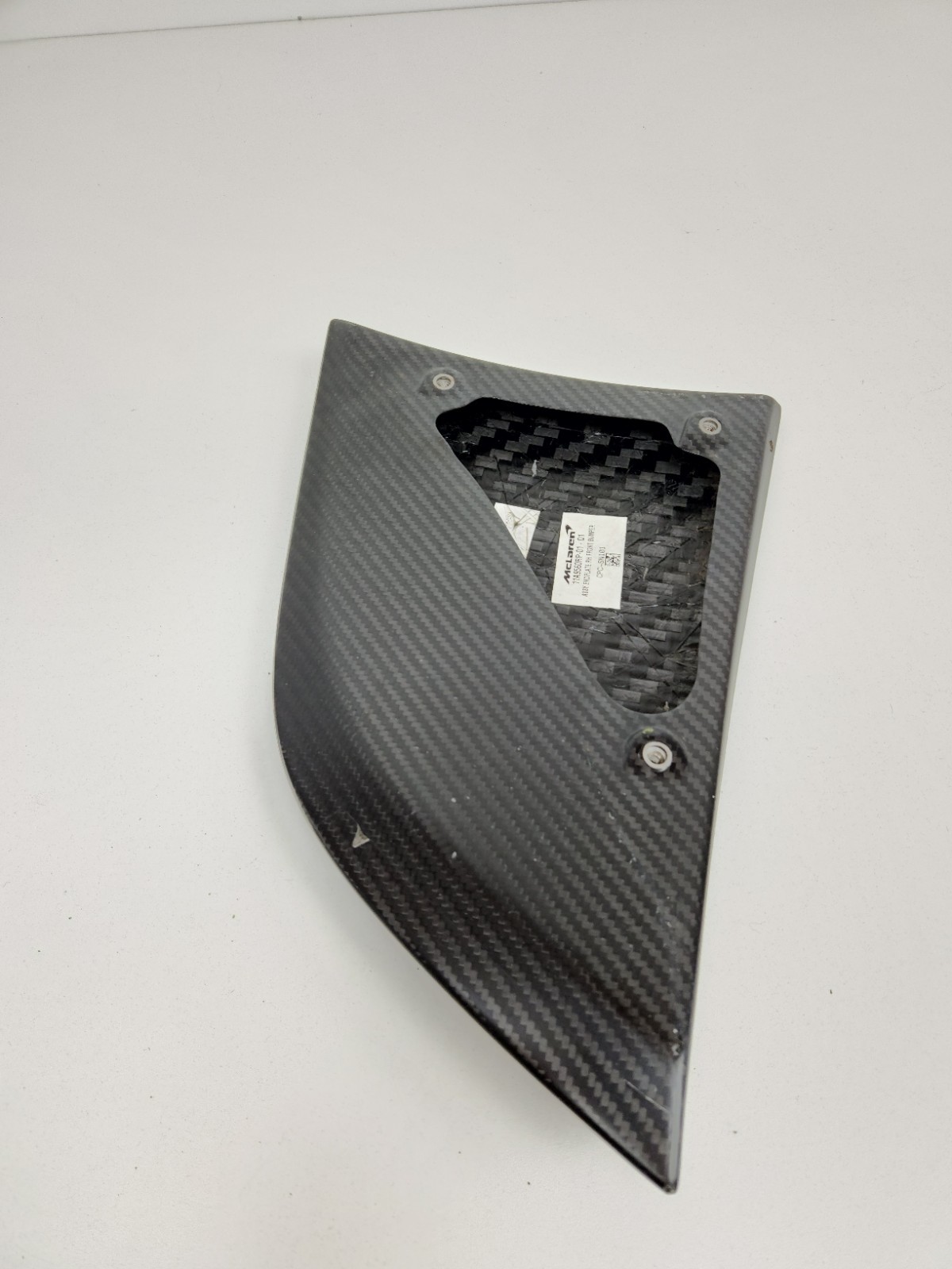 2015-2017 MCLAREN 675LT FRONT RIGHT SIDE BUMPER SPLITTER TRIM COVER MOULDING 