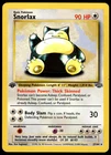 Snorlax 27/64 Jungle 1st Edition Non-Holo Rare MP Pokemon TCG