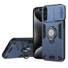 Hybrid Armor Camera Slide Cover Ring Holder Magnetic Case For Samsung Galaxy A37