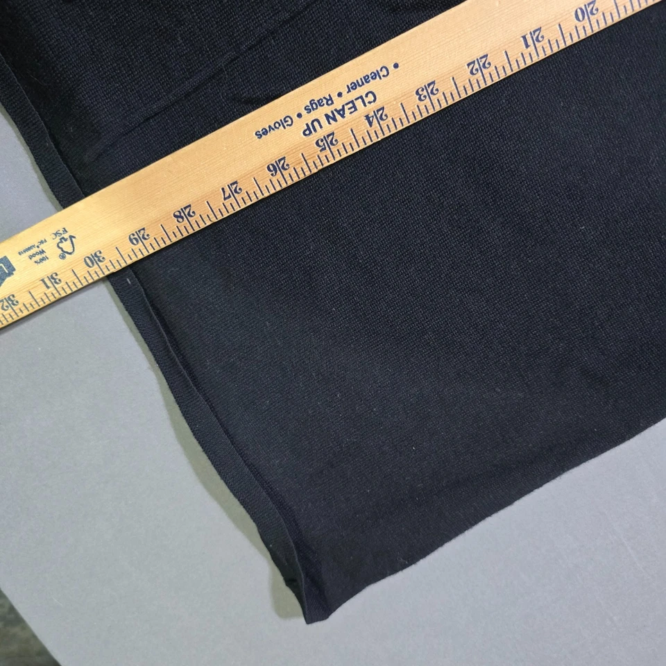 Women’s Eileen Fisher Black 100% Wool XL sleeveless tunic top tie waist - Image 2 of 4