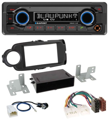 Blaupunkt MP3 Bluetooth USB AUX Autoradio für Toyota Yaris (11-14) - schwarz