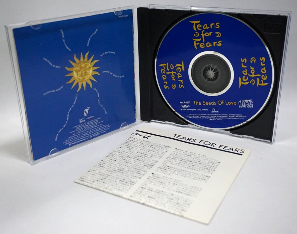 Tears For Fears : Seeds Of Love CD (Japan 1993 Press) PHCR-1203 c/w OBI - HTF - Image 4 of 4