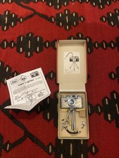 NEW old stock vintage silver 1940s LUMIX Camera Lighter Japan IN BOX panasonic