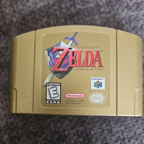 New ListingThe Legend of Zelda Ocarina of Time Nintendo N64 Authentic Gold Game Cartridge