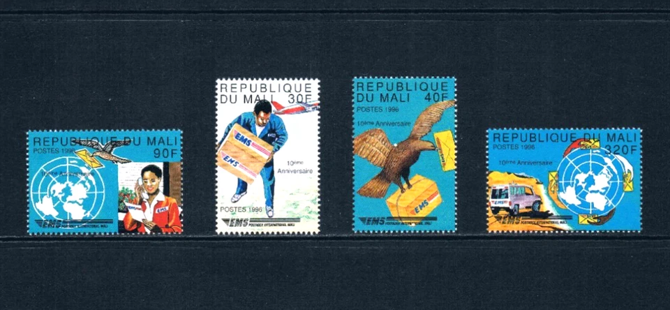 Valor Scott de $2,85 - 1996 MALI Express Mail Services África CV MNH NH UMM Foto 3 de 4