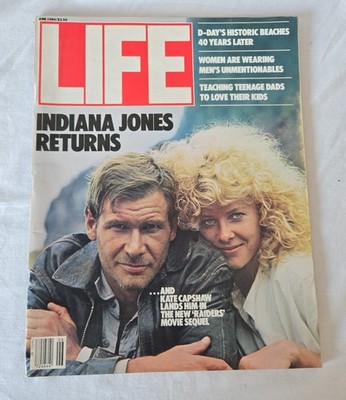 Life Magazine June 1984 Indiana Jones Harrison Ford Kate Capshaw