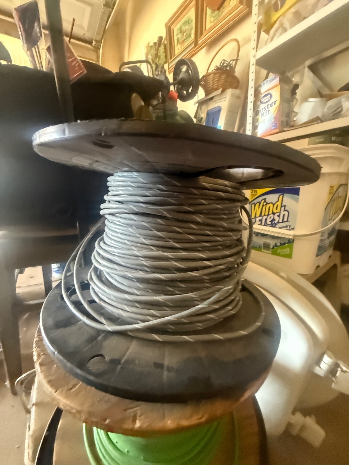 Wire Spool Top 12 AWG THHN Stranded Copper Wire 500ft Spool Slightly Used | eBay