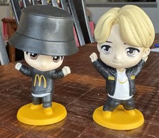 Juego de figuras de juguete McDonald’s BTS RM y Jimin K-Pop Happy Meal Toys 2025