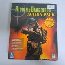 Hidden & Dangerous Action Pack - PC Big Box Computer Game (1999) - Win 98 CIB
